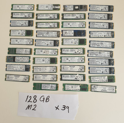 Restposten 39 x M.2 128GB SSD / gemischte Marken /