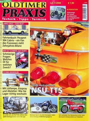 2) Oldtimer Praxis 07/2008 - Dixi DA 1 mit 15PS Resta - AWS Shopper mit 12PS Res