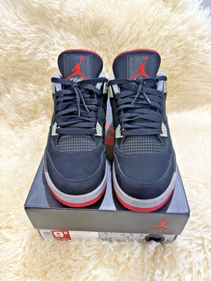 2012 Jordan 4 Retro Bred Sz 9.5 With Original Box