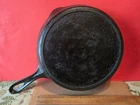 Vintage Victor Griswold # 8 Cast Iron Skillet 722 w/Heat Ring 1909