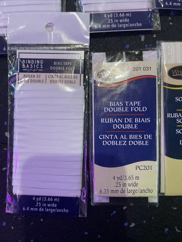 Lot 8 Packs New Bias Hem Tape Sealed - Imagen 5 de 5
