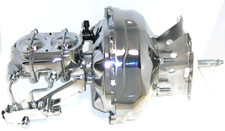 Chrome 1973-93 Chevy Gmc Truck Power Brake Booster Master Cylinder Valve Kit