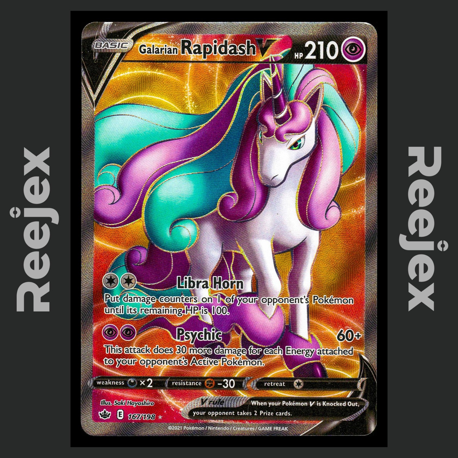 galarian rapidash pokemon card value Pokemon - Galarian Rapidash V