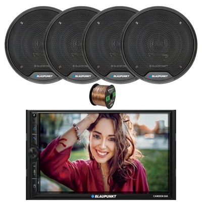 Blaupunkt CAMDEN 500 7'' Touchscreen BT Stereo Receiver, 4x 6'' 40W Speaker,Wire