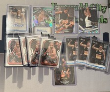 12 Card Lot. 11 UFC 1 WWE 2 Autos Prizm Topps Chrome Benavidez Marina Rodriguez