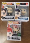 Stephen King Funko Pop Lot Icons #43 & #44 and Movies #874 IT
