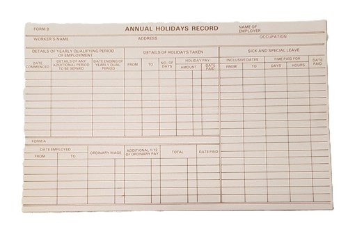Employee History Index Card 25x13cm 100 Pack System Cards - Picture 8 of 14