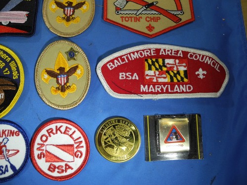 Boy Scouts of America sortiert Posten 30 Aufnäher Pins Abzeichen Gürtelschlaufe - Bild 5 von 9