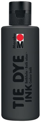 Marabu Batikfarbe TIE DYE INK 80 ml 073 schwarz