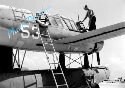 Foto 1942 Fronleichnam - Pilotenschüler US Navy