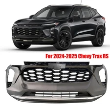 Front Bumper Cover Grille Assembly Grill Fit For Chevy Trax RS 2024 2025