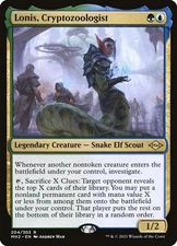 Lonis, Cryptozoologist Modern Horizons 2 MTG MAGIC LGND SNAKE ELF RARE O257