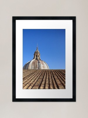 Dach und Kuppel gerahmter Kunstdruck gerahmtes Wandbild Poster Leinwanddruck Bild