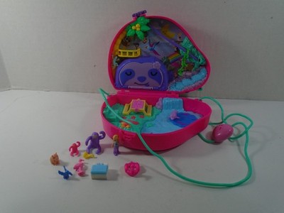 2023 MATTEL--POLLY POCKET--SLOTH FAMILY 2 in 1 PURSE PLAYSET (LOOK)