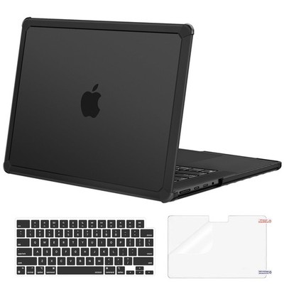 MOSISO Compatible with MacBook Pro 14 inch Case M5 2026 M4 M3 M2 M1 Black