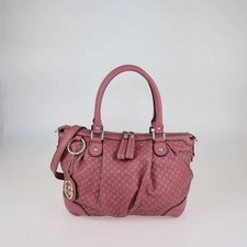 Borsa media Gucci Old Rose Guccissima in pelle Sukey