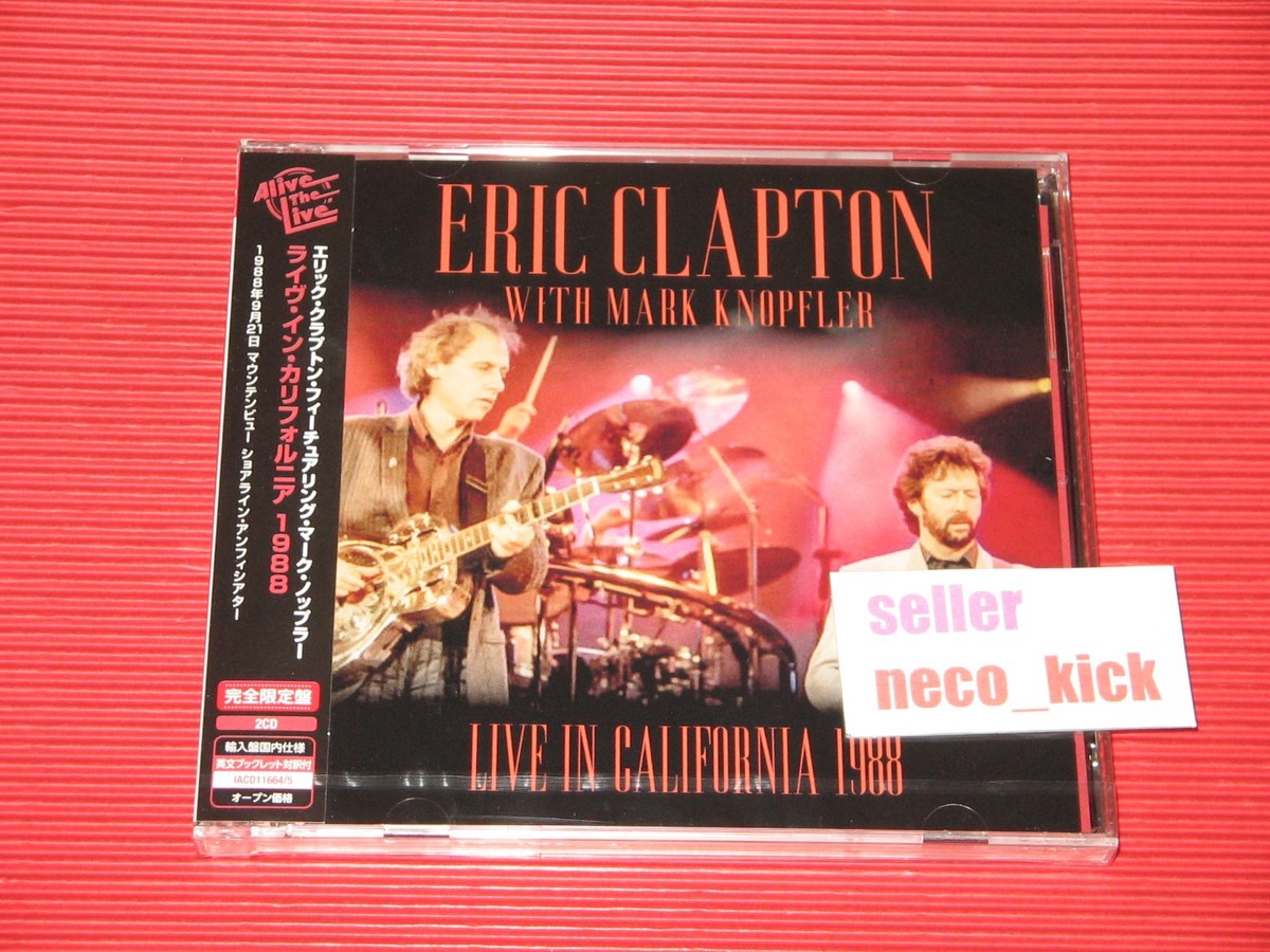5ET ERIC CLAPTON WITH MARK KNOPFLER LIVE IN CALIFORNIA 1988 JAPAN