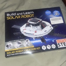 STEM Build and Learn Solar Robot Space Shuttle Astronaut 6-In-1 Robot Model Kit