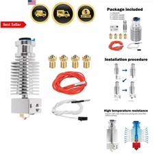 3D Printer Hotend Kit with Nozzles for Prusa I3 MK3 MK3S Plus Replacement