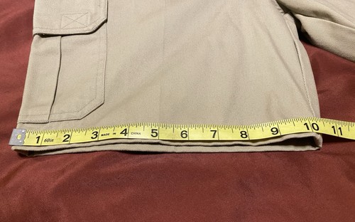US POLO ASSOCIATION Uniform Shorts Boys Size 16 Tan Khaki Chino Flat Front - Picture 16 of 17