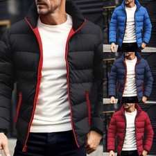 Veste matelassée pour homme avec col montant compagnon parfait pour hiver froid