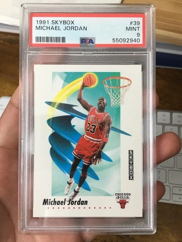 1991 SkyBox Michael Jordan #39 Chicago Bulls (5x MVP/ROY/14x AS/HOF) PSA 9 MINT