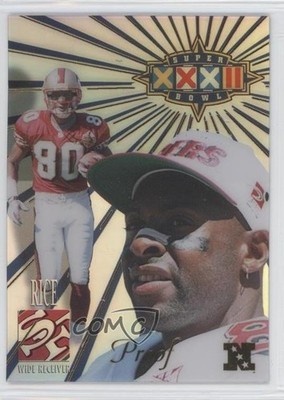 1998 Super Bowl Card Show Foil Back Proof 378/500 Jerry Rice #22 HOF 07vd
