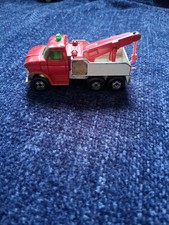 Vintage Matchbox Superfast Wreck Truck. Series No. 71. Red and White with Hook