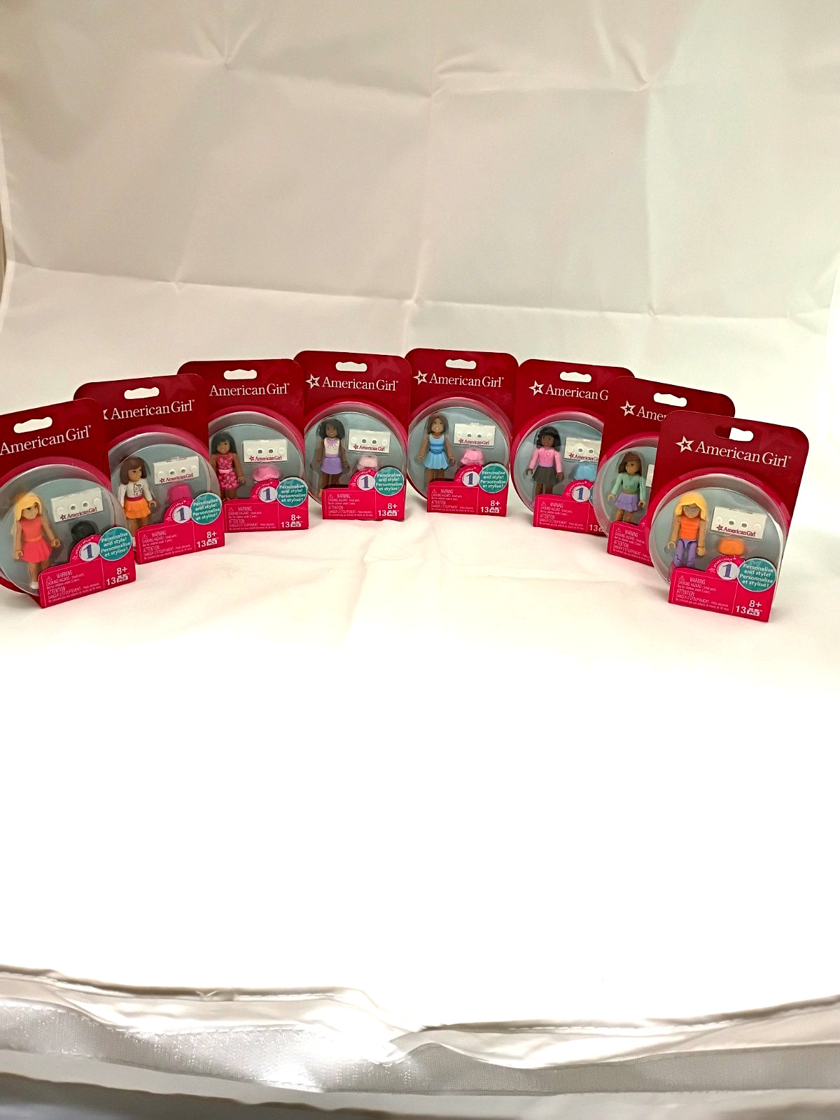 American Girl Mini Figures Mega Bloks Series 1 COMPLETE 2015 Awesome Set!