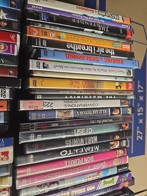 122 DVD'S In The Case Lot