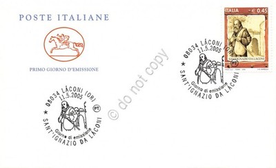 FDC Cavallino - Italien Republik 2005 - Sant'Ignazio da Laconi - Thema stornieren