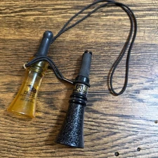 2 Primos Power Crow & Quaker Boy Herd Master Turkey Locator Calls With Lanyard