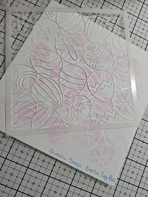 Simon Says Stamps Stencils Easter EGG Roll Super Cute Ink Blending