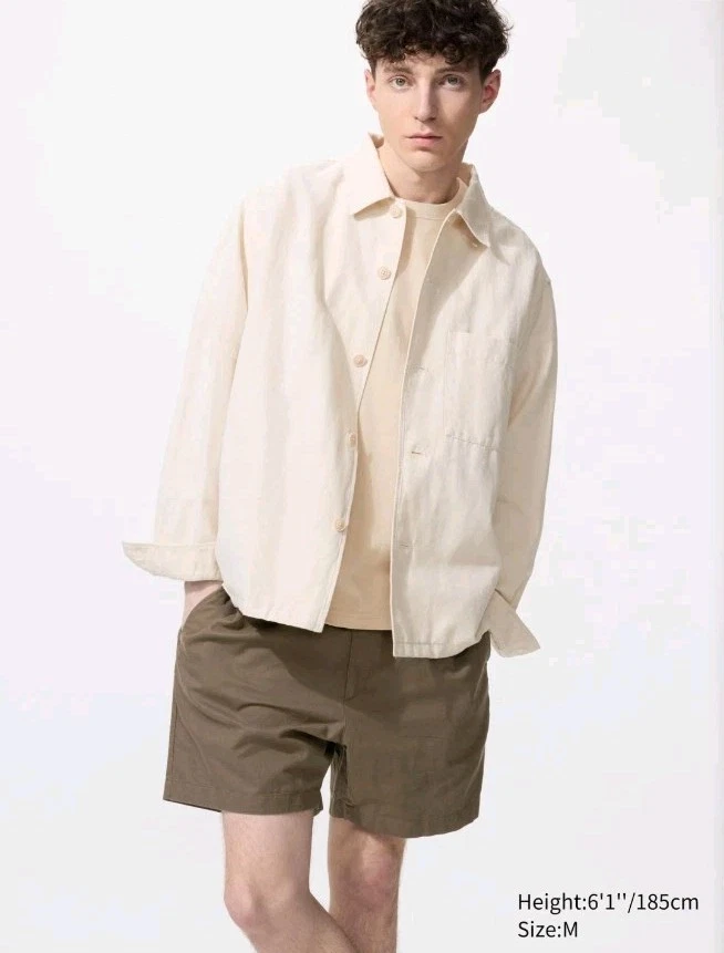 UNIQLO Linen Blend Easy Shorts | 5" | size M