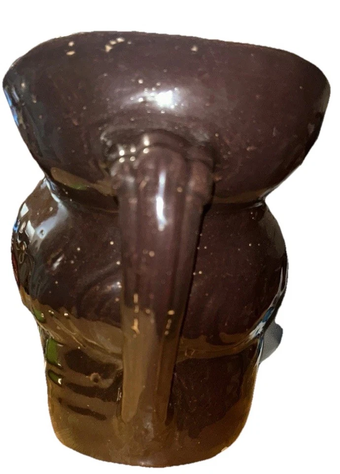 Jarra o jarra Toby cerámica marrón Foto 2 de 4