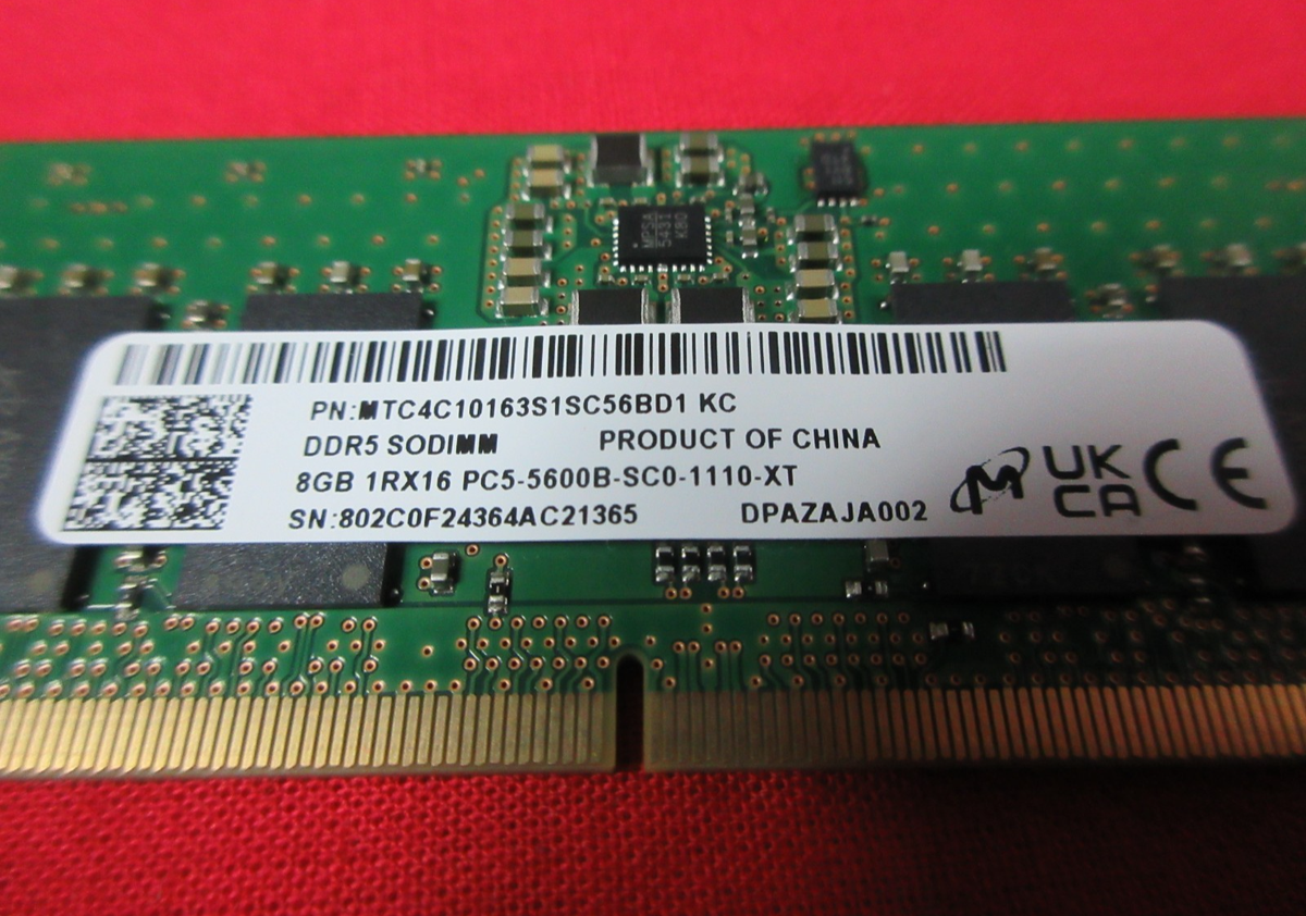 メモリ 16GB (8GB 2枚組) MTC4C10163S1UC56BD1 メモリ 16GB (8GB 2枚組) MTC4C10163S1UC56BD1 【公式通販】