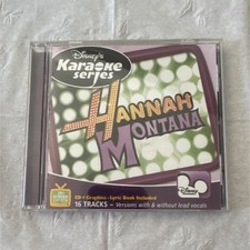 Disney Karaoke Series Hannah Montana CD G 16 Tracks Lyric Book Included
