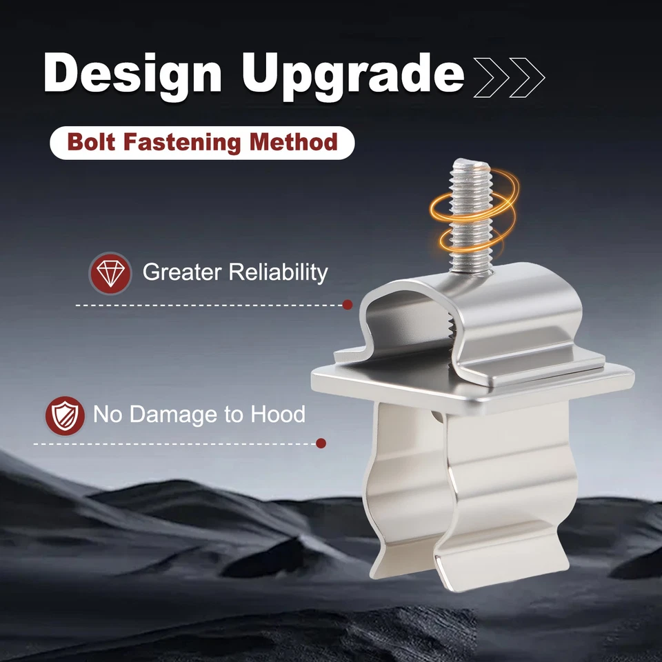 Guardián de retención de clip de varilla de hélice de capó para camioneta Dodge Ram 1500 2500 3500 1998-2003 Foto 3 de 4