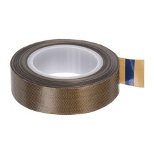 Fabric PTFE Tape 0.6" x 33ft PTFE Adhesive Tape 0.13mm Thickness Dark Brown