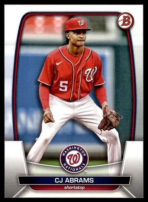 CJ Abrams 2023 Bowman #98 Washington Nationals 30677 Baseball Card