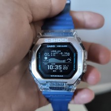 Casio G-Shock G-Lide GBX-100-2A Blue Bluetooth Tide Moon Data Watch 2Y Warranty