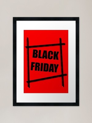 Black Friday Verkauf Gerahmter Kunstdruck Gerahmtes Wandbild Poster Leinwanddruck Bild
