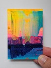 ACEO Original Acrylic Abstract Landscape Jackie T Creates Series 24 #16/16 — photo 2