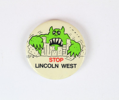 1970's New York City Rent Control Housing Strike Pinback Button