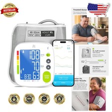 Automatic BP Monitor Extra-Large Cuff 15.7-20.5" Irregular Heartbeat Alert