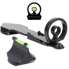 Bullseye Green Fiber Optic Sight Set fits Henry  44 Mag  44 Spec  Big Boy  Steel