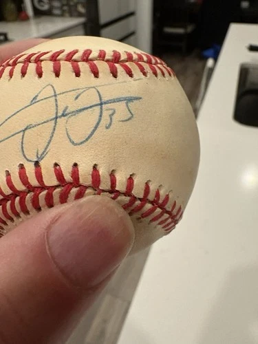 Frank Thomas Autographed Baseball Authentic Signed Ball White Sox Hog 500 Club