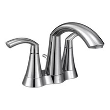 Moen 6172 Centerset Bathroom Faucet with Metal Pop-Up Drain Assembly