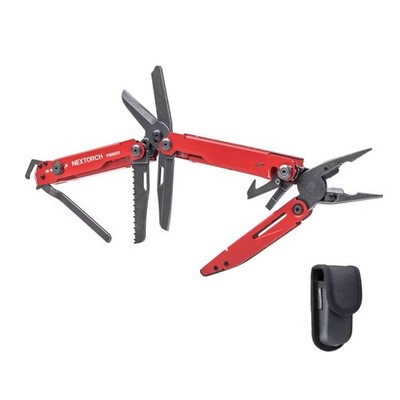 NEXTORCH PIONEER MT20 14-IN-1 Multi-tools Full-Size,Versatile Multi-tool Red 