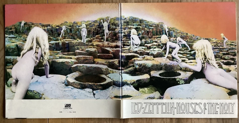 Led Zeppelin - Houses of the Holy - LP 1974 2nd édition Japon Atlantic P-8288A E - Photo 3/4